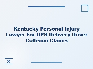 Kentucky Personal Injury Lawyer for Ups Delivery Accidents